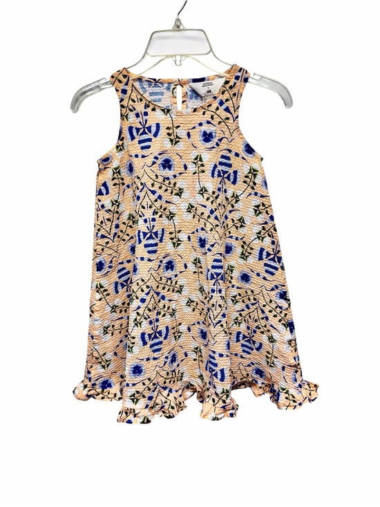 H&M Other - H&M X Georgia Beaumont Peach Blue Floral Girls Dress Size 6X